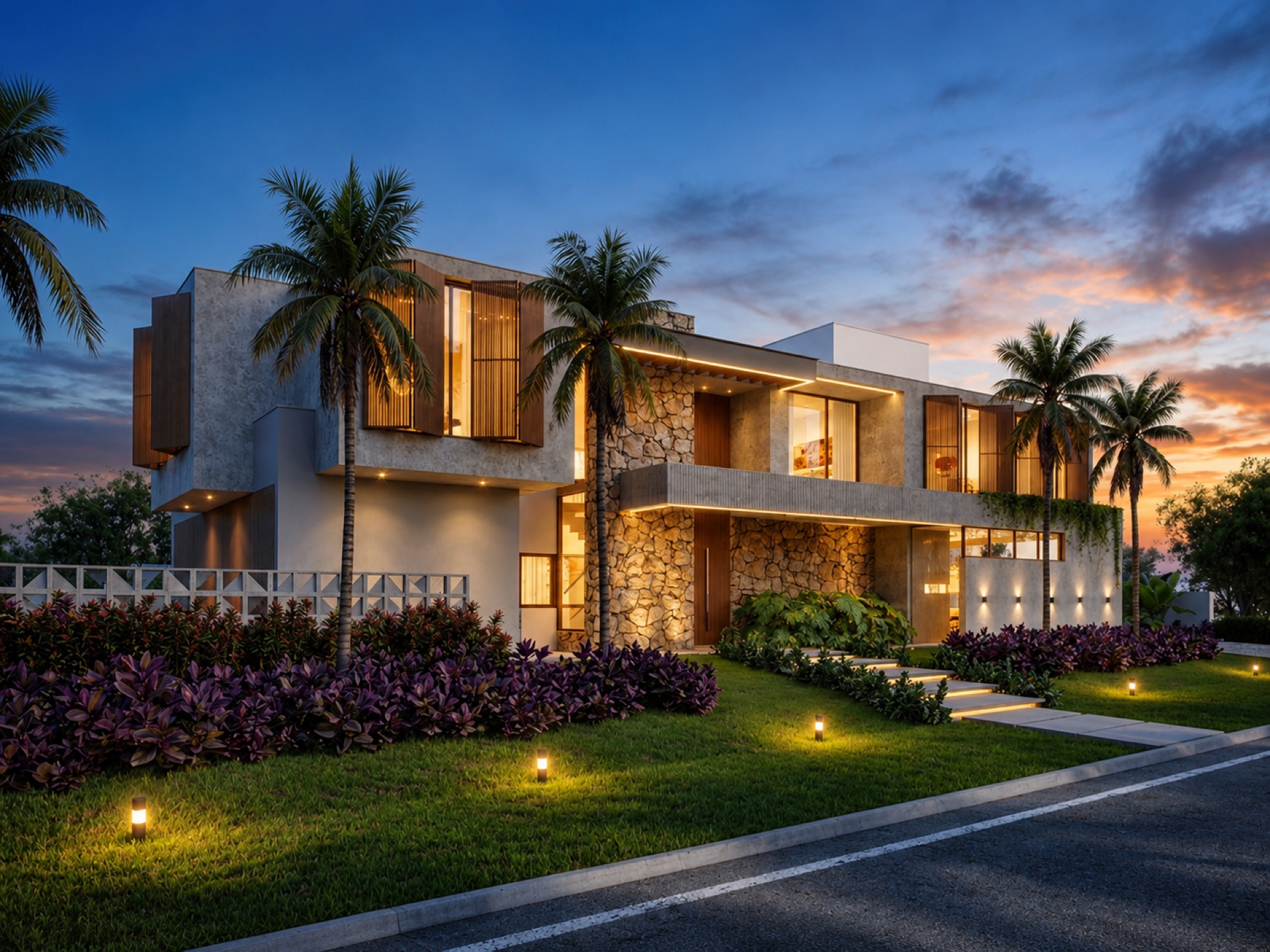 Projeto 01 — fachada residencial contemporânea